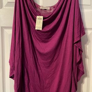 NWT Arden B. Cold (Open) Shoulder Top, M